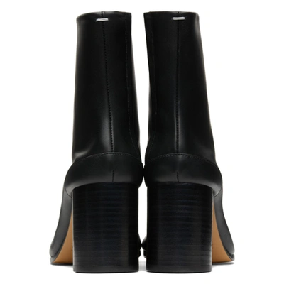 Shop Maison Margiela Black Tabi Boots In T8013 Black