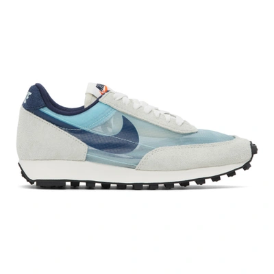 Shop Nike Blue And Grey Daybreak Sp Sneakers In 300 Teal