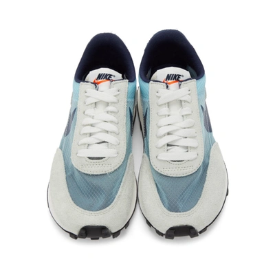 Shop Nike Blue And Grey Daybreak Sp Sneakers In 300 Teal