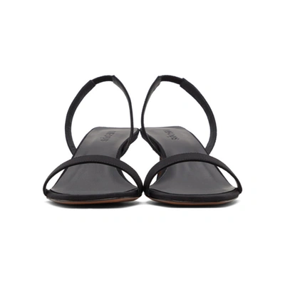 Shop Neous Black Tulip 55mm Heeled Sandals