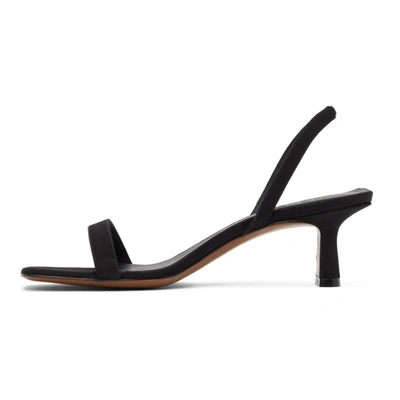 Shop Neous Black Tulip 55mm Heeled Sandals