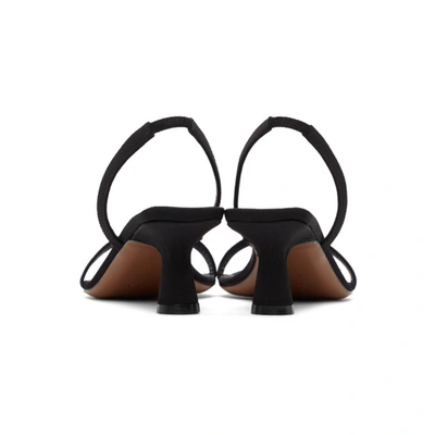 Shop Neous Black Tulip 55mm Heeled Sandals