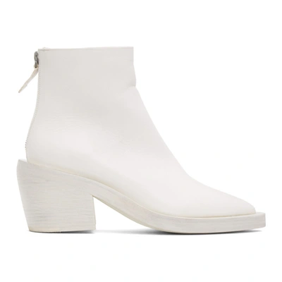 Shop Marsèll Marsell Ssense Exclusive White Coneros Boots In 110 White