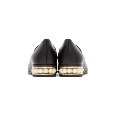 Nicholas Kirkwood Casati Pearl Loafers Black Croc Embossed Leather Moc –  AvaMaria