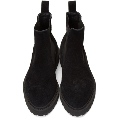 Shop Diemme Black Suede Alberone Chelsea Boots