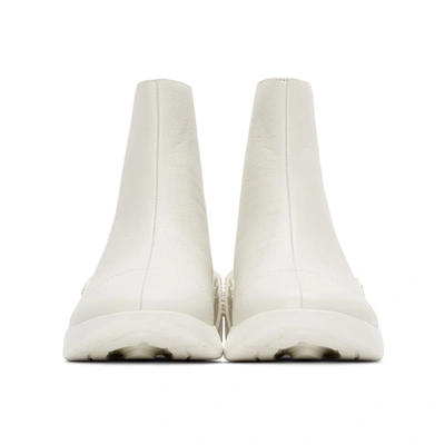 Shop Raf Simons White Cyclon Sneakers In 00010 White