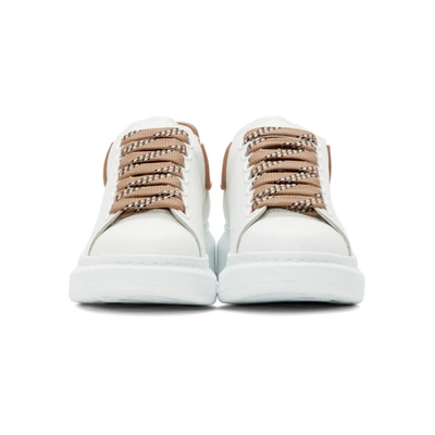Shop Alexander Mcqueen White & Beige Tpu Oversized Sneakers In 9252 Copper