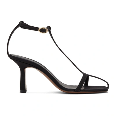 Shop Neous Black Jumel 80mm Heeled Sandals