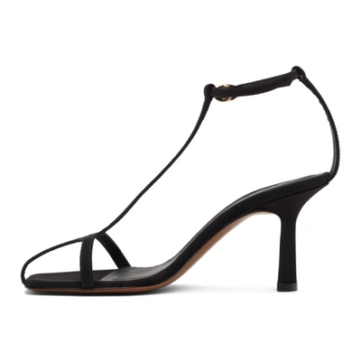Shop Neous Black Jumel 80mm Heeled Sandals