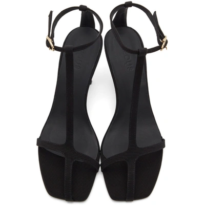 Shop Neous Black Jumel 80mm Heeled Sandals