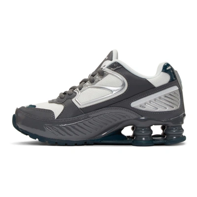 Shop Nike Grey Shox Enigma Sneakers In 006 Dk Grey