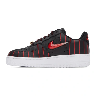 Shop Nike Black Air Force 1 Jewel Sneakers