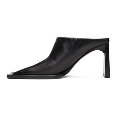 Shop Balenciaga Black Flat Mules In 1000 Black