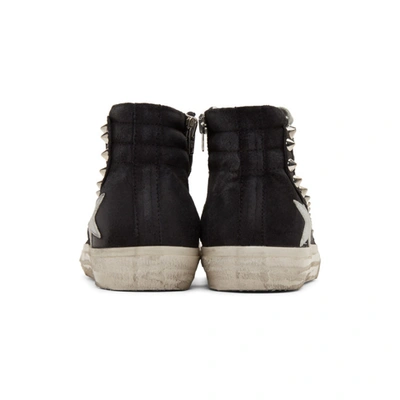 Shop Golden Goose Ssense Exclusive Black Stud Slide Sneakers