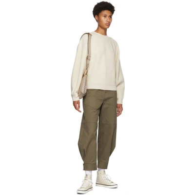 Isabel Marant Off-white Bankeen High Sneakers In 20ck Chalk