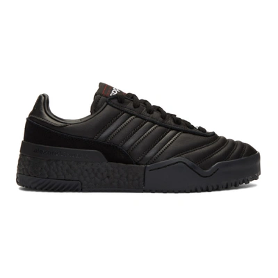 Shop Adidas Originals By Alexander Wang Black B-ball Soccer Sneakers In Core Black