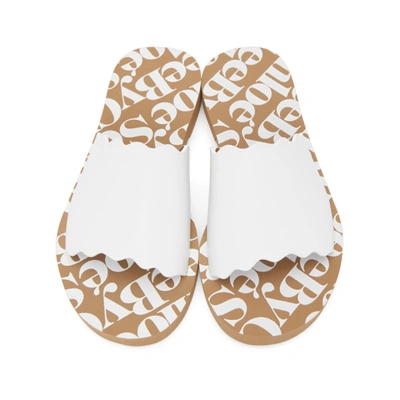 Shop See By Chloé White Essie Sandals In 101 White