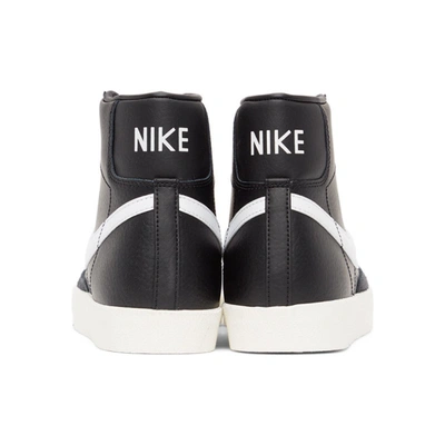 Shop Nike Black Blazer Mid '77 Vintage Sneakers In 001 Black