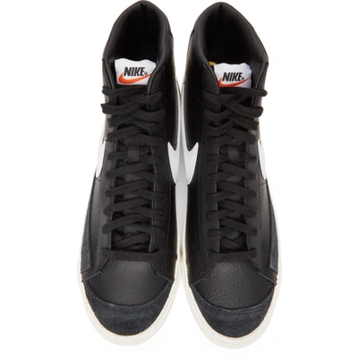 Shop Nike Black Blazer Mid '77 Vintage Sneakers In 001 Black