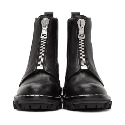 Shop Rag & Bone Black Shiloh Zip Boots In 1 Black