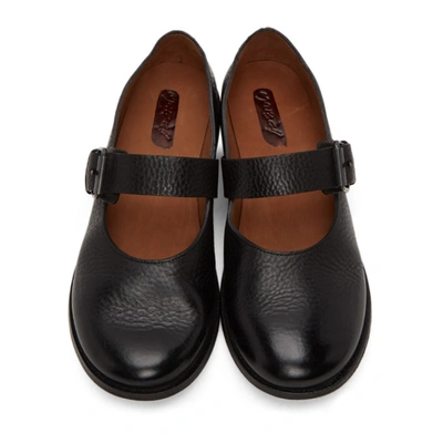 Shop Marsèll Marsell Black Buckle Marcellina Shoes In 666 Black