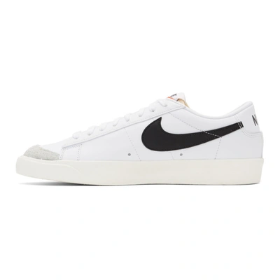 Shop Nike White Blazer Low '77 Vintage Sneakers In 101 White