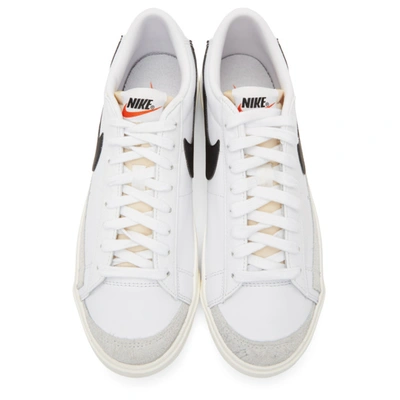 Shop Nike White Blazer Low '77 Vintage Sneakers In 101 White