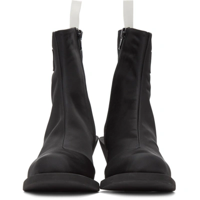 Shop Mm6 Maison Margiela Black Cuban Heel Boots In T8013 Black