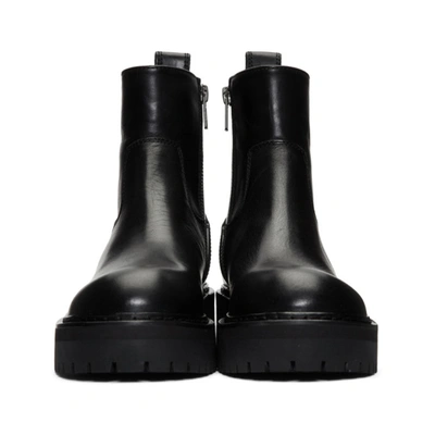 Shop Ann Demeulemeester Black Tucson Boots In 099 Black