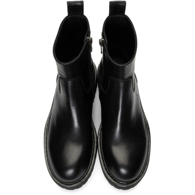 Shop Ann Demeulemeester Black Tucson Boots In 099 Black