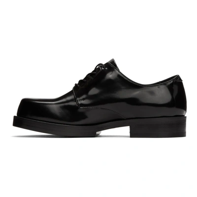 Shop Alyx Black Leather Derbys In 001 Black