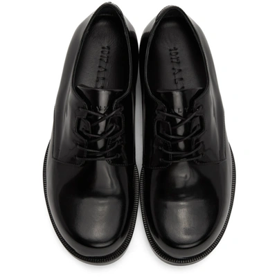 Shop Alyx Black Leather Derbys In 001 Black