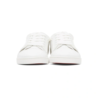 Shop Christian Louboutin White Elastikid Donna Sneakers In W224 Bianco