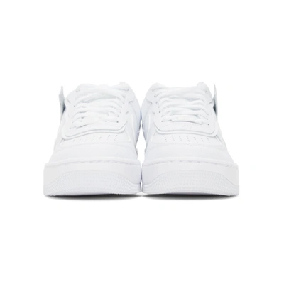 Shop Nike White Air Force 1 Shadow Sneakers In 100 White