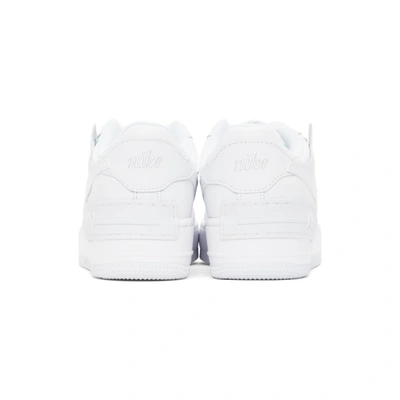 Shop Nike White Air Force 1 Shadow Sneakers In 100 White
