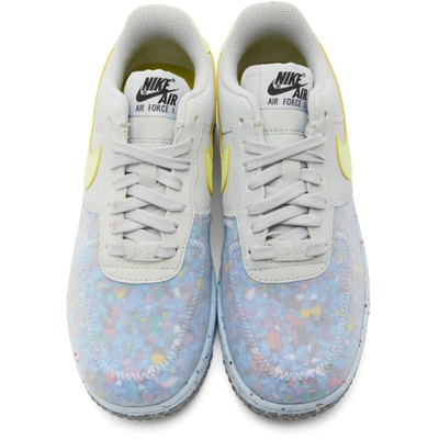 Shop Nike Multicolor Air Force 1 Crater Sneakers In 001 Pure Pl