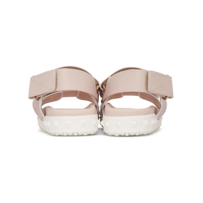 Shop Valentino Pink  Garavani Rockstud Sandals In 47k Rose Q
