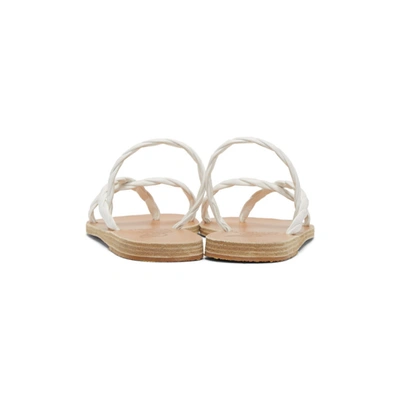Shop Ancient Greek Sandals White Mahi Sandals