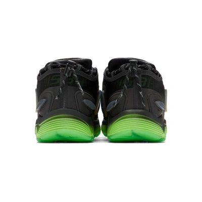 Shop Misbhv Black Reebok Edition Daytona Dmx Sneakers In Black/green