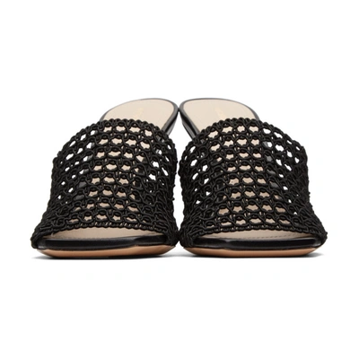 Shop Nicholas Kirkwood Black Alba Mule Heeled Sandals In Bng Bk/gry