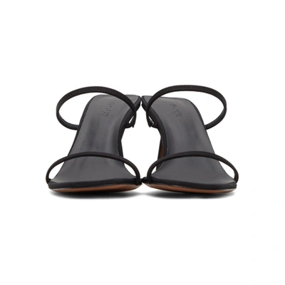 Shop Neous Black Osepalum 80mm Heeled Sandals
