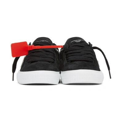 Shop Off-white Black Arrow Vulcanized Sneakers In Black/white