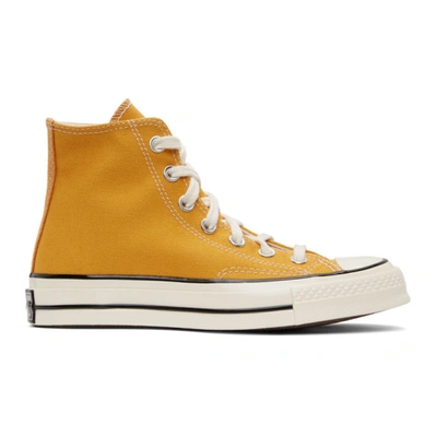 Shop Converse Yellow Chuck 70 High Sneakers In Sunflower