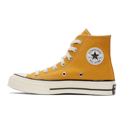 Shop Converse Yellow Chuck 70 High Sneakers In Sunflower
