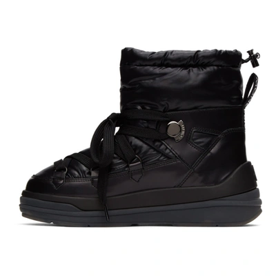 Shop Moncler Black Down Insolux Ankle Boots In 999 Black