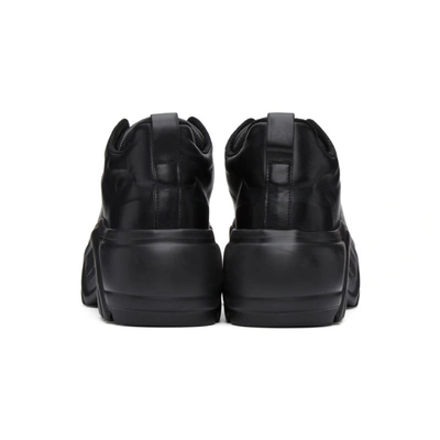 Shop Valentino Black  Garavani Chunky Platform Sneakers In 0no Black