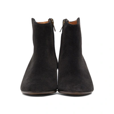 Shop Isabel Marant Black Dacken Boots In 02fk Black