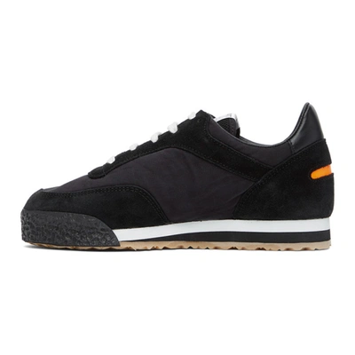 Shop Spalwart Black Pitch Low Sneakers