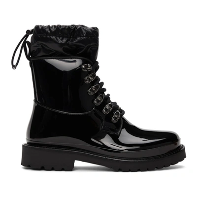 Shop Moncler Black Galaxite Boots In 999 Black