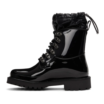 Shop Moncler Black Galaxite Boots In 999 Black